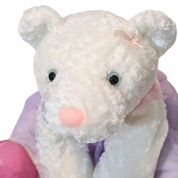 Vintage 2001 Mary Meyer Ballerina Floppy Bear Plush Stuffed Beanbag Toy 15" - Picture 2 of 7